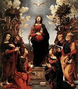 Immaculate Conception with Saints Piero di Cosimo